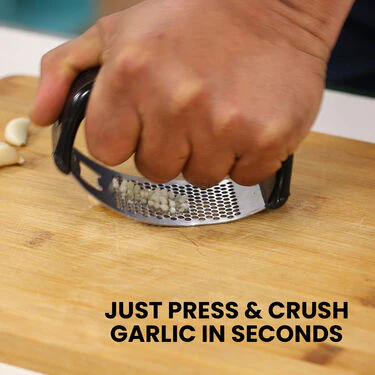 10 sec Onion & Veg Push Chopper + Garlic Crusher + Smart Knife (PC7) - Image 8