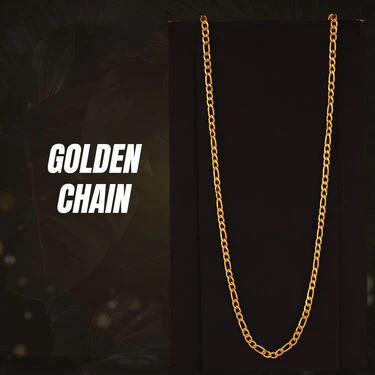 2 Golden Chain + Bracelet + Pendant + Austrian Diamond Ring (MGJ33) - Image 4