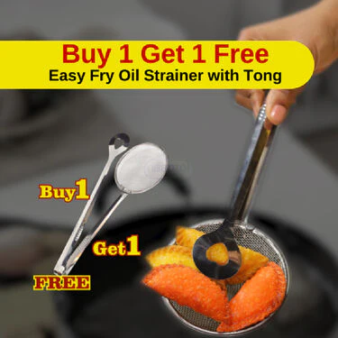 2 in 1 Stainless Steel Multi Functional Filter Spoon with Clip/Strainer - B1G1 (MFS)