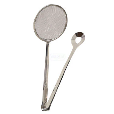 2 in 1 Stainless Steel Multi Functional Filter Spoon with Clip/Strainer - B1G1 (MFS) - Image 2