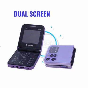 2 Sim Dual Screen Flip Phone With Camera (Rock Z Max) - Image 10