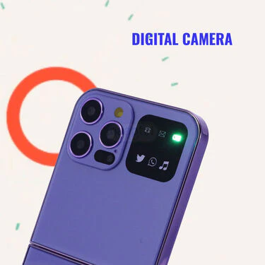 2 Sim Dual Screen Flip Phone With Camera (Rock Z Max) - Image 2