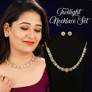 3 Austrian Diamond Necklace Set (3AUD18) - Image 3