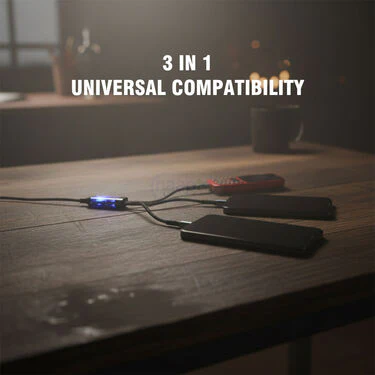 3 In 1 Cable With Fast Charging Chipset (CDC20) - Image 3