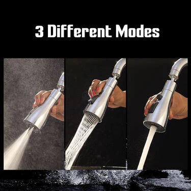 Easy 3 In1 Rotating Designer Sprayer Tap - Image 3