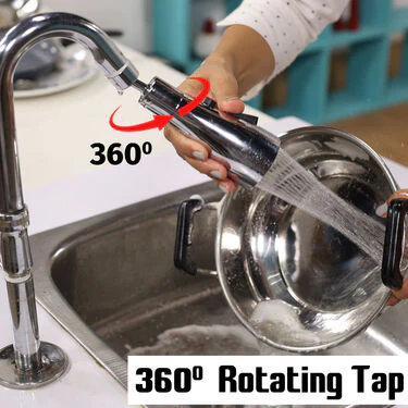 Easy 3 In1 Rotating Designer Sprayer Tap - Image 4