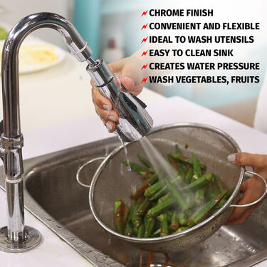 Easy 3 In1 Rotating Designer Sprayer Tap - Image 5