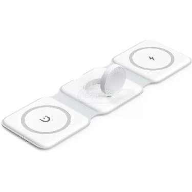 3 in 1 Magnetic Foldable Wireless Charger for iPhone + Apple Watch (MWC)