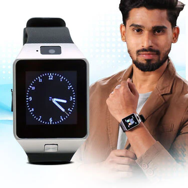 3 in 1 Smart Mobile Watch + Free Wireless Bluetooth Earpods with Charging Case & Inbuilt Powerbank (BCSW10) - Image 3
