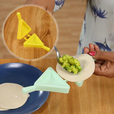 3 In 1Puri Kachori & Gujiya Maker + Free 6Pcs Snack Maker + Smart Knife (PKG10) - Image 9