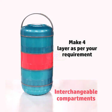 3 Layer + FREE 2 Layer Steel Insulated Lunch Box (3N2LB) - Image 5
