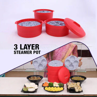 3 Layer Multipurpose Steamer Pot (3MSP1)