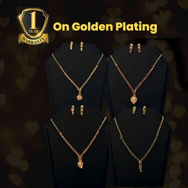 4 Austrian Diamond Necklace Set (4AUD14) - Image 7