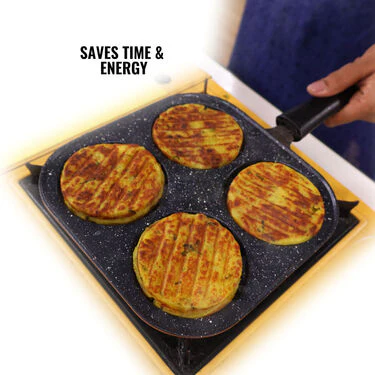 4 Cavity Nonstick Grill Pan (1MUP1) - Image 3