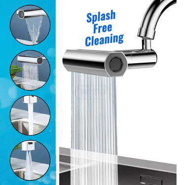 4 in 1 Waterfall Rotating Tap - Image 6