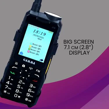 4 SIM Big Battery Big Mobile With Inbuilt Powerbank Torch And Emergency Light Gamma Mobile (J10) - Image 3