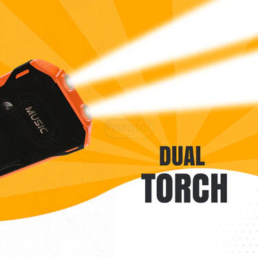 4 Sim Ruff & Tuff Mobile Phone With Big Battery And Dual Torch (K99 Pro) - Image 6