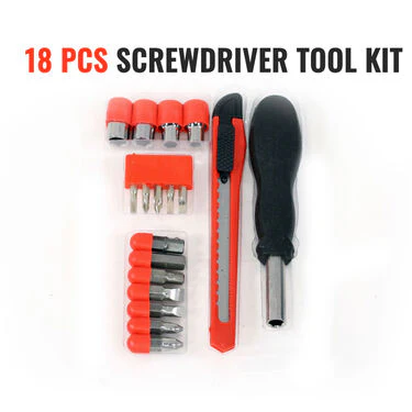 48 in 1 Magic Wrench + 18 Pcs Screwdriver Tool Kit (HT12) - Image 6