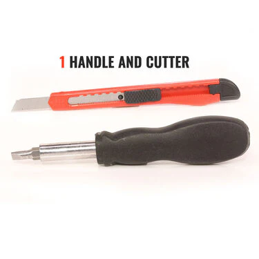 48 in 1 Magic Wrench + 18 Pcs Screwdriver Tool Kit (HT12) - Image 9