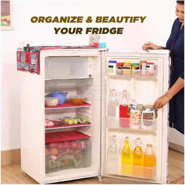 5 Pcs Abstract Design Fridge Cover With 10 Free Gifts (5FC5) - Image 3