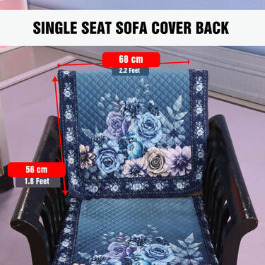5 Seater Designer Quilted Sofa Cover Set (5VSC2) - Image 11