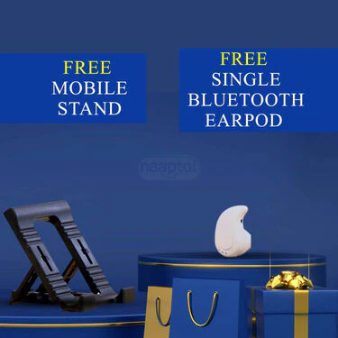 5000 mAh Pocket Power Bank + FREE Single Bluetooth Earpod + FREE Mobile Stand (PB18) - Image 2