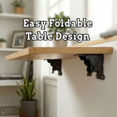 90 Degree Foldable Brackets With Screws Pack of 2 (HFT) - Image 3