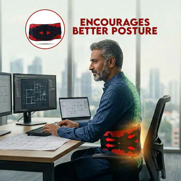Back Support Belt With Compression Strap For Pain Relief (BSB) - Image 2