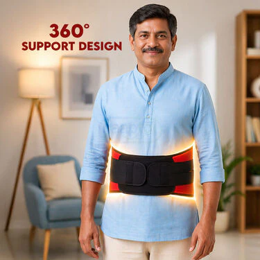 Back Support Belt With Compression Strap For Pain Relief (BSB) - Image 3