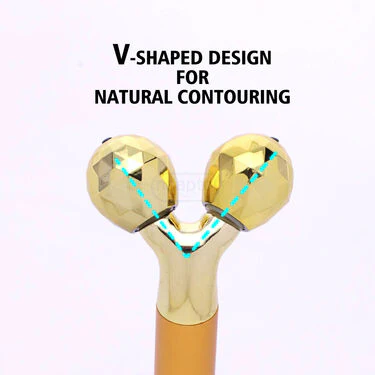 Beauty Bar Electric Vibration Facial Massage V shape Roller (FM4) - Image 6