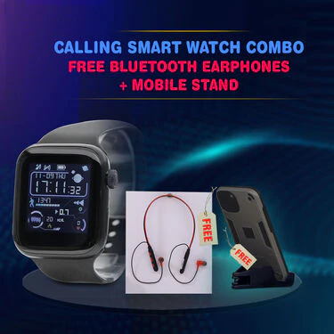 Bluetooth Calling Smart Watch with Neckband And Mobile Stand (SC6)