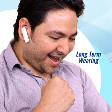 Clip on calling Bluetooth Earphone with free Golden Trimmer (TWS69) - Image 11