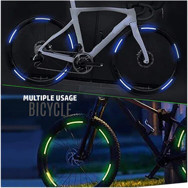 Colorful Tyre Reflectors For Car & Bike Pack Of 20 (CTRFCB) - Image 4