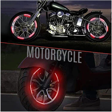 Colorful Tyre Reflectors For Car & Bike Pack Of 40 (CTRP40) - Image 4
