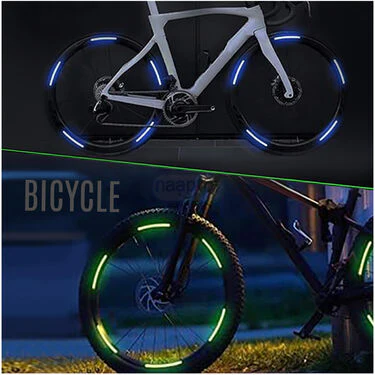 Colorful Tyre Reflectors For Car & Bike Pack Of 40 (CTRP40) - Image 5