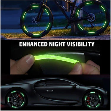 Colorful Tyre Reflectors For Car & Bike Pack Of 40 (CTRP40) - Image 6