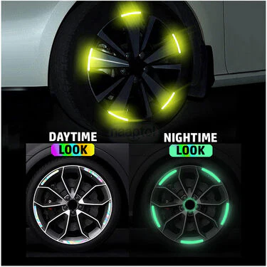 Colorful Tyre Reflectors For Car & Bike Pack Of 40 (CTRP40) - Image 7