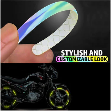Colorful Tyre Reflectors For Car & Bike Pack Of 40 (CTRP40) - Image 8