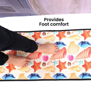 Designer Antiskid Kitchen Runner & Mat Combo (CR3) - Image 2