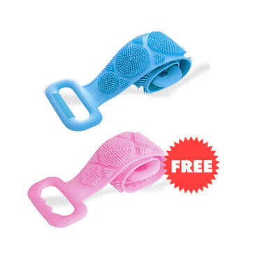Double Sided Silicone Body Scrubber - BOGO - Image 2