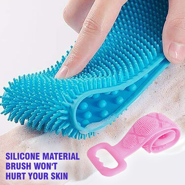Double Sided Silicone Body Scrubber - BOGO - Image 3