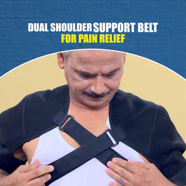 Dual Shoulder Support Belt For Pain Relief (PRS143) - Image 2