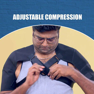 Dual Shoulder Support Belt For Pain Relief (PRS143) - Image 3