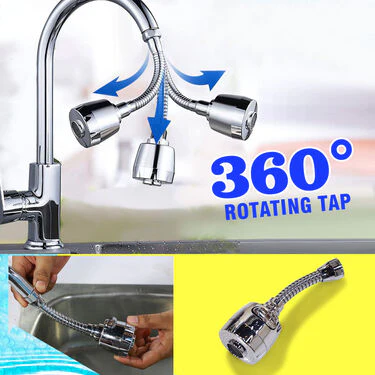 Easy Flexi Jet Spray Tap with Cleaning Gloves - Image 3