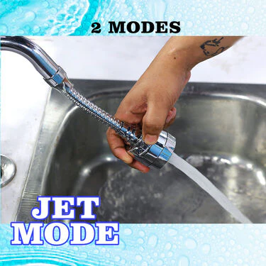 Easy Flexi Jet Spray Tap with Cleaning Gloves - Image 4