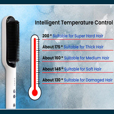 Electric Hair Straightener Brush - Image 8