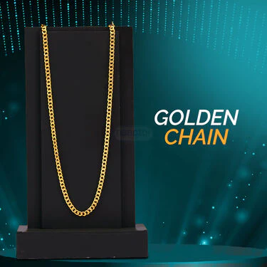 Golden Combo - Golden Watch + Golden Chain + Ring (MGWCR1) - Image 3