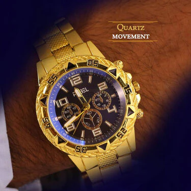 Golden Stylish Watch (MGW15) - Image 3