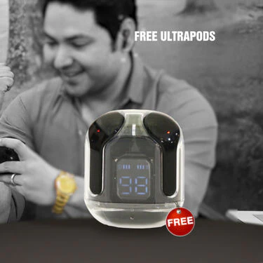 Golden Watch + Free Wireless Bluetooth Earpods (MGWBT2) - Image 2