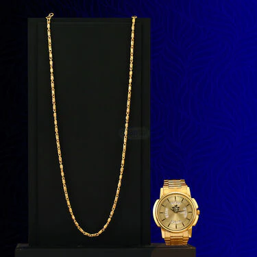 Golden Watch With Golden Chain (MGWC26) - Image 2